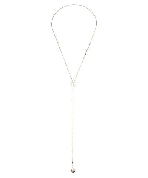 Green　Parks（グリーンパークス）の「Y字メタルネックレス（ネックレス・レディース・シルバー/ゴールド・FREE）」の7枚目の写真