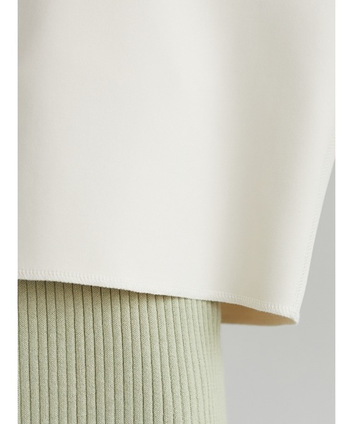 KBF（ケイビーエフ）の「KBF.ポンチカットカーデ（カーディガン/ボレロ・レディース・チャコールグレー/カーキ/アイボリー・FREE）」の9枚目の写真