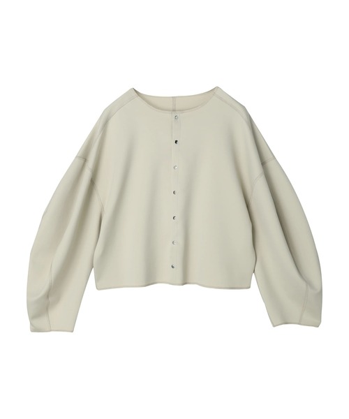 KBF（ケイビーエフ）の「KBF.ポンチカットカーデ（カーディガン/ボレロ・レディース・チャコールグレー/カーキ/アイボリー・FREE）」の21枚目の写真