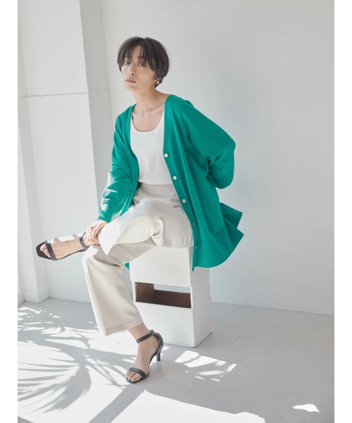 AMERICAN HOLIC(アメリカンホリック)の「ミドルニットカーディガン(カーディガン/ボレロ・レディース・ブラック/イエロー/ブルー/グリーン・M/L)」の13枚目の写真