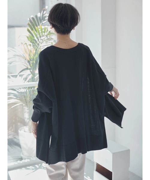 AMERICAN HOLIC(アメリカンホリック)の「ミドルニットカーディガン(カーディガン/ボレロ・レディース・ブラック/イエロー/ブルー/グリーン・M/L)」の17枚目の写真