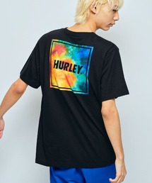 【ムラサキスポーツ別注】Hurley/ハーレー ルーズシルエット スクエアロゴ バックプリントTシャツ MSS2200053