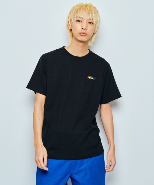 Hurley (ハーレー)の「【ムラサキスポーツ別注】Hurley/ハーレー ルーズシルエット スクエアロゴ バックプリントTシャツ MSS2200053(Tシャツ/カットソー・メンズ・ホワイト/ブラック/グレー・S/M/L)」の5枚目の写真