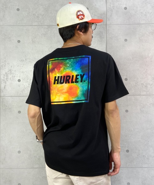 Hurley (ハーレー)の「【ムラサキスポーツ別注】Hurley/ハーレー ルーズシルエット スクエアロゴ バックプリントTシャツ MSS2200053(Tシャツ/カットソー・メンズ・ホワイト/ブラック/グレー・S/M/L)」の8枚目の写真