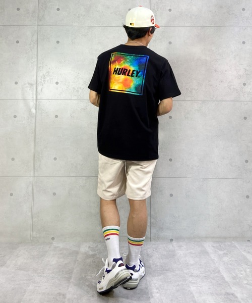 Hurley (ハーレー)の「【ムラサキスポーツ別注】Hurley/ハーレー ルーズシルエット スクエアロゴ バックプリントTシャツ MSS2200053(Tシャツ/カットソー・メンズ・ホワイト/ブラック/グレー・S/M/L)」の14枚目の写真