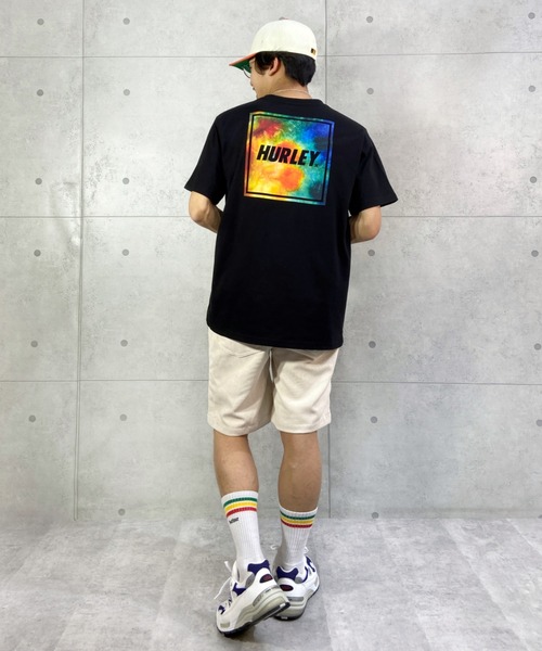 Hurley (ハーレー)の「【ムラサキスポーツ別注】Hurley/ハーレー ルーズシルエット スクエアロゴ バックプリントTシャツ MSS2200053(Tシャツ/カットソー・メンズ・ホワイト/ブラック/グレー・S/M/L)」の15枚目の写真