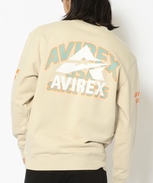 AVIREX | 【WEB&DEPOT限定】オーバー プリント クルーネック スウェット / OVER PRINT CREW NECK SWEAT / アヴィレックス / AVIREX(スウェット)