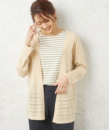 DECOY SINCE 1981（デコイシンスイチキュウハチイチ）の「リネン混ニットカーディガン（カーディガン/ボレロ）」
