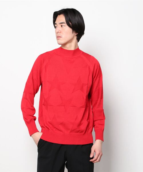RAWLIFE(ロウライフ)の「BACK SPIN!/バックスピン!/STARBORDER KNIT(ニット/セーター・メンズ・レッド/ブラック/ホワイト・MEDIUM/LARGE/X-LARGE)」の3枚目の写真