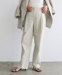FABRICA コットンナイロンタックパンツ