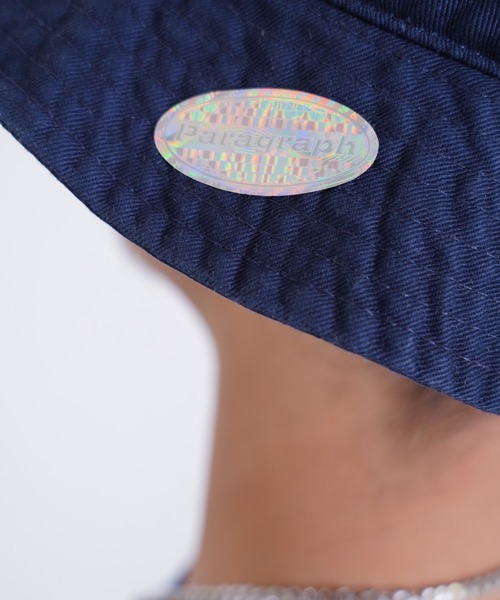 Paragraph（パラグラフ）の「Paragraph パラグラフ ヴィンテージ ロゴ刺繍 バケットハット（ハット・メンズ・ネイビー/ブラック/ベージュ・FREE）」の16枚目の写真