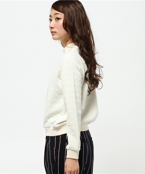OUTLET(アウトレット)の「【WHO'S WHO gallery】BChineckpo(Tシャツ/カットソー・レディース・カーキ/ネイビー/オフホワイト・FREE)」の5枚目の写真
