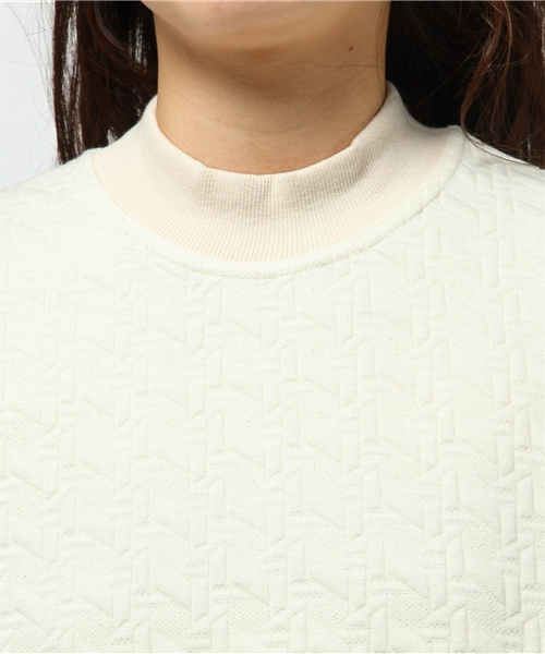 OUTLET(アウトレット)の「【WHO'S WHO gallery】BChineckpo(Tシャツ/カットソー・レディース・カーキ/ネイビー/オフホワイト・FREE)」の7枚目の写真