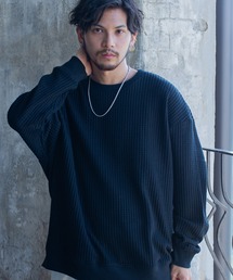 メンズのニット セーター ブラック 黒色系 ドット柄 ファッション通販 Zozotown