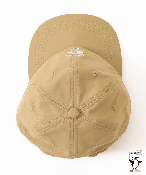 CHUMS（チャムス）の「【POLER×CHUMS×JS】 別注 6パネルキャップ（キャップ・メンズ・ブラック/ベージュ・FREE）」の4枚目の写真