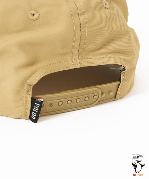 CHUMS（チャムス）の「【POLER×CHUMS×JS】 別注 6パネルキャップ（キャップ・メンズ・ブラック/ベージュ・FREE）」の8枚目の写真