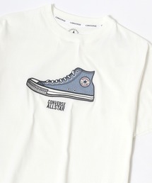 CONVERSE（コンバース）の「CONVERSE/コンバース スニーカー サガラワンポイント刺繍 半袖Tシャツ  ビッグシルエット 大きいサイズ（Tシャツ/カットソー・メンズ）」