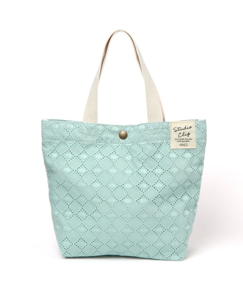 studio CLIP(スタディオクリップ)の「レースロゴトートバッグ(エコバッグ/サブバッグ・レディース・ピンク/ホワイト/グリーン/パープル・FREE)」の13枚目の写真