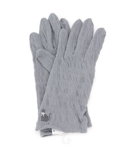 DRESKIP（ドレスキップ）の「◆ワンポイント刺繍ショ－トアームカバー（その他小物・レディース・グレー系1/ブラック系1/ベージュ系1・00）」の2枚目の写真