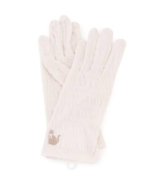 DRESKIP（ドレスキップ）の「◆ワンポイント刺繍ショ－トアームカバー（その他小物・レディース・グレー系1/ブラック系1/ベージュ系1・00）」の4枚目の写真