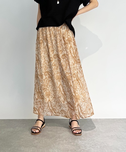 PICCIN(ピッチン)の「ラメストライプペイズリーパンツ(その他パンツ・レディース・ピンク/サックスブルー/ブラウン・M/L)」の2枚目の写真