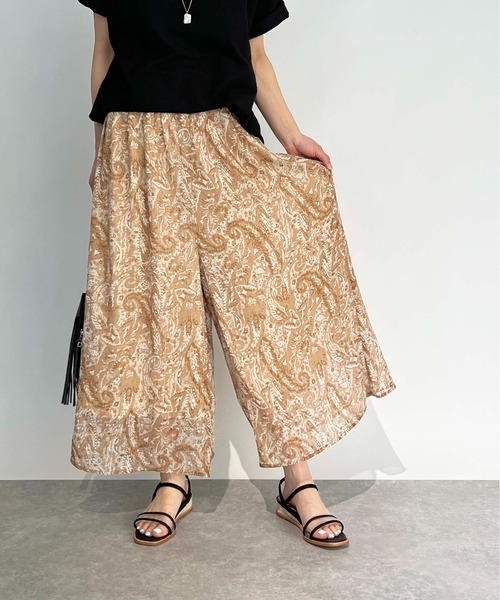 PICCIN(ピッチン)の「ラメストライプペイズリーパンツ(その他パンツ・レディース・ピンク/サックスブルー/ブラウン・M/L)」の7枚目の写真