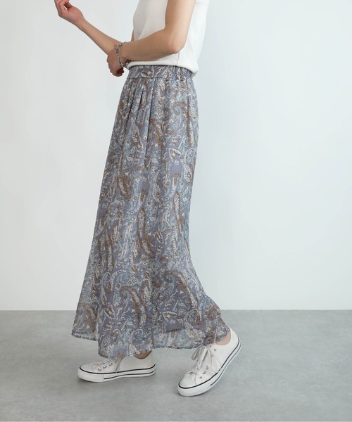 PICCIN(ピッチン)の「ラメストライプペイズリーパンツ(その他パンツ・レディース・ピンク/サックスブルー/ブラウン・M/L)」の18枚目の写真