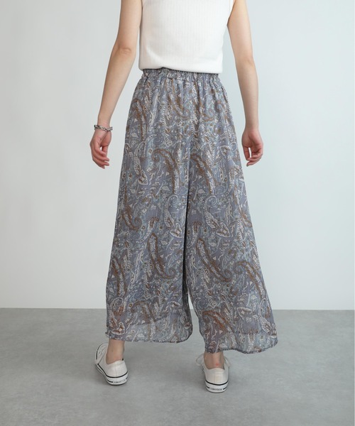 PICCIN(ピッチン)の「ラメストライプペイズリーパンツ(その他パンツ・レディース・ピンク/サックスブルー/ブラウン・M/L)」の19枚目の写真