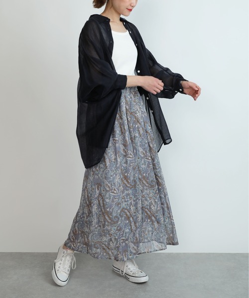 PICCIN(ピッチン)の「ラメストライプペイズリーパンツ(その他パンツ・レディース・ピンク/サックスブルー/ブラウン・M/L)」の21枚目の写真