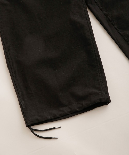 NANO universe（ナノユニバース）の「LB.03/バックサテンイージーワイドパンツ（その他パンツ・メンズ・カーキ/ブラック/ベージュ・S/L/M）」の12枚目の写真