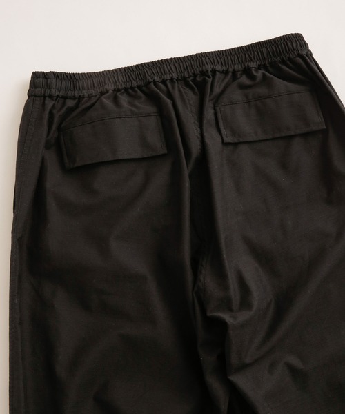 NANO universe（ナノユニバース）の「LB.03/バックサテンイージーワイドパンツ（その他パンツ・メンズ・カーキ/ブラック/ベージュ・S/L/M）」の15枚目の写真