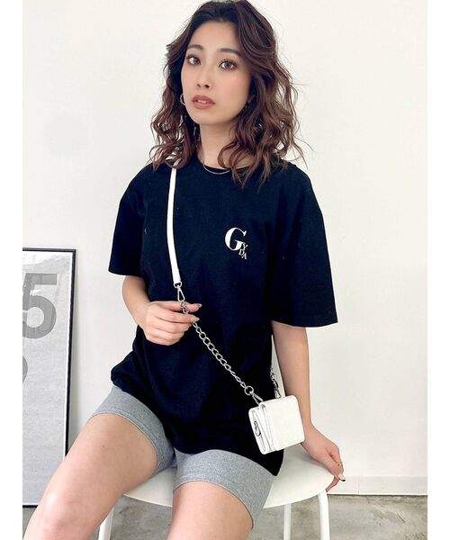 GYDA(ジェイダ)の「リブタイトショートパンツ(レギンス/スパッツ・レディース・ブラック/グレー・SMALL)」の14枚目の写真