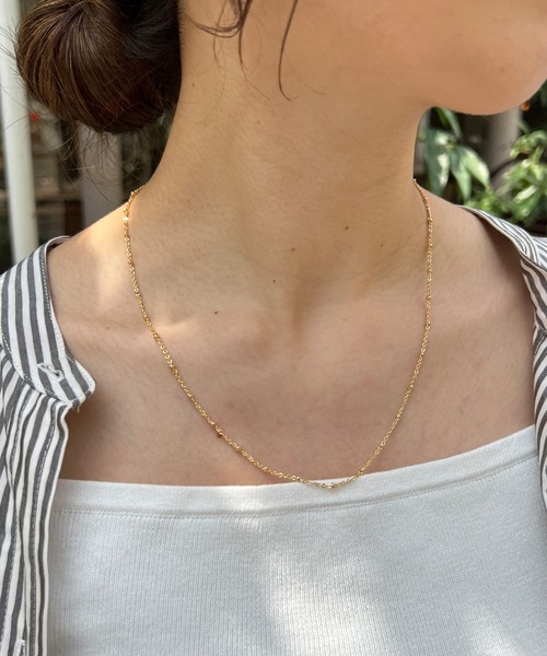 SHENERY(シーナリー)の「【WEB限定】ボールチェーンネックレス(ネックレス・レディース・ゴールド・FREE)」の5枚目の写真