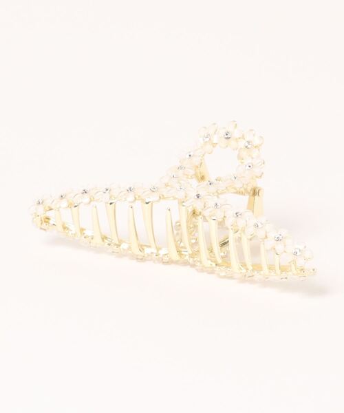 flower（フラワー）の「ブルーミングクリップ（バレッタ/ヘアクリップ・レディース・ホワイト/ホワイト系その他/ブラック・FREE）」の7枚目の写真