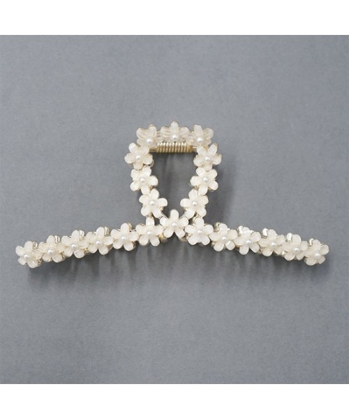 flower（フラワー）の「ブルーミングクリップ（バレッタ/ヘアクリップ・レディース・ホワイト/ホワイト系その他/ブラック・FREE）」の9枚目の写真