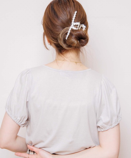 flower（フラワー）の「ブルーミングクリップ（バレッタ/ヘアクリップ・レディース・ホワイト/ホワイト系その他/ブラック・FREE）」の11枚目の写真