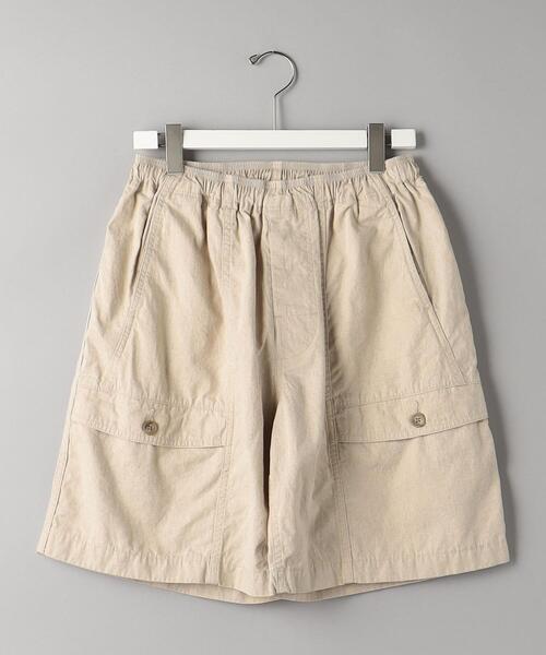 COMFORTABLE REASON(コンフォータブルリーズン)の「<COMFORTABLE REASON> CARGO SHORTS/ショートパンツ(カーゴパンツ・メンズ・オリーブ/オフホワイト・FREE)」の2枚目の写真