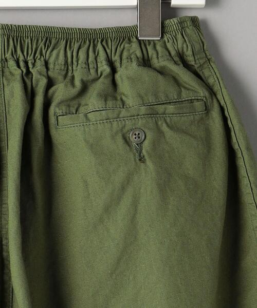 COMFORTABLE REASON(コンフォータブルリーズン)の「<COMFORTABLE REASON> CARGO SHORTS/ショートパンツ(カーゴパンツ・メンズ・オリーブ/オフホワイト・FREE)」の7枚目の写真