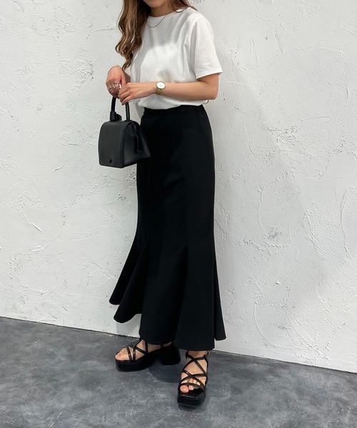 apres jour mignon(アプレジュールミニョン)の「カラーTシャツ【ZOZOTOWN限定アイテム】(Tシャツ/カットソー・レディース・ブラック/オフホワイト/ピンク/イエロー/ブルー/グリーン・X-LARGE/フリー)」の7枚目の写真