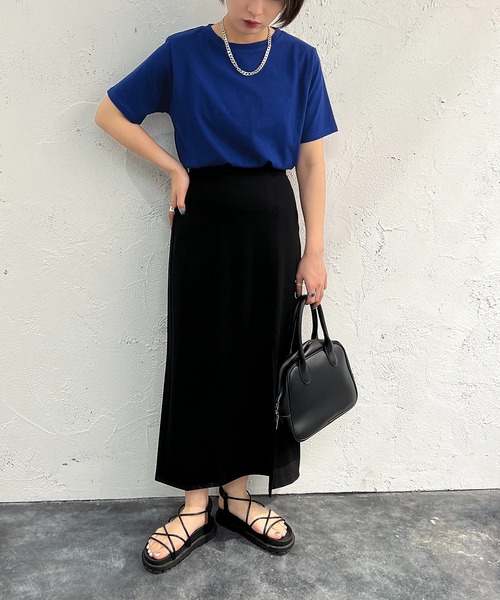 apres jour mignon(アプレジュールミニョン)の「カラーTシャツ【ZOZOTOWN限定アイテム】(Tシャツ/カットソー・レディース・ブラック/オフホワイト/ピンク/イエロー/ブルー/グリーン・X-LARGE/フリー)」の22枚目の写真