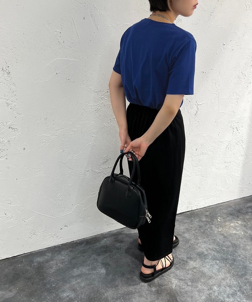 apres jour mignon(アプレジュールミニョン)の「カラーTシャツ【ZOZOTOWN限定アイテム】(Tシャツ/カットソー・レディース・ブラック/オフホワイト/ピンク/イエロー/ブルー/グリーン・X-LARGE/フリー)」の18枚目の写真