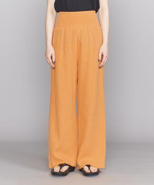 Lepidos（レピドス）の「＜Lepidos＞コットンガーゼ レイジーパンツ -ウォッシャブル-（その他パンツ・レディース・イエロー/ダークグレー/ライラック・FREE）」の17枚目の写真