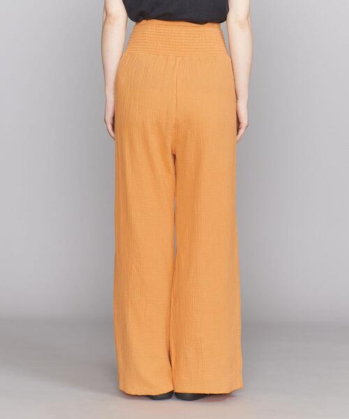 Lepidos（レピドス）の「＜Lepidos＞コットンガーゼ レイジーパンツ -ウォッシャブル-（その他パンツ・レディース・イエロー/ダークグレー/ライラック・FREE）」の8枚目の写真