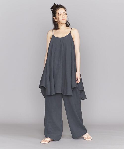 Lepidos（レピドス）の「＜Lepidos＞コットンガーゼ レイジーパンツ -ウォッシャブル-（その他パンツ・レディース・イエロー/ダークグレー/ライラック・FREE）」の11枚目の写真