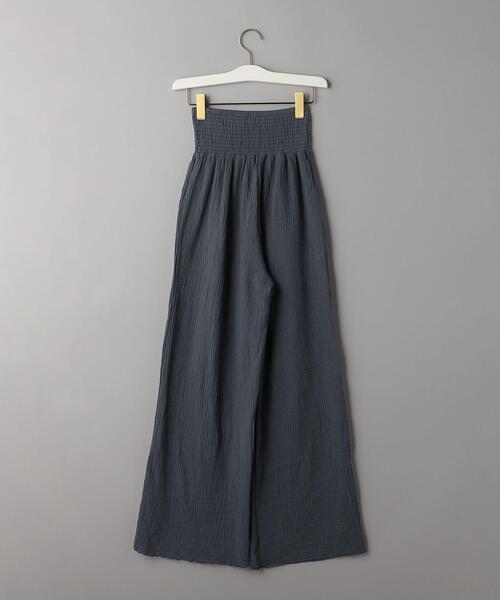 Lepidos（レピドス）の「＜Lepidos＞コットンガーゼ レイジーパンツ -ウォッシャブル-（その他パンツ・レディース・イエロー/ダークグレー/ライラック・FREE）」の6枚目の写真