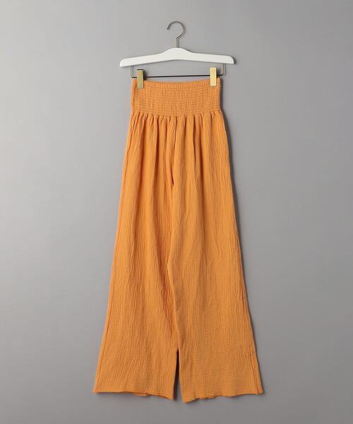 Lepidos（レピドス）の「＜Lepidos＞コットンガーゼ レイジーパンツ -ウォッシャブル-（その他パンツ・レディース・イエロー/ダークグレー/ライラック・FREE）」の9枚目の写真