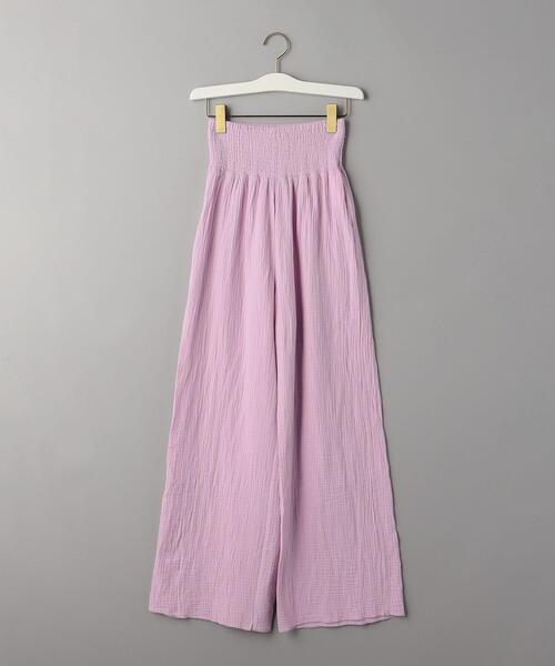 Lepidos（レピドス）の「＜Lepidos＞コットンガーゼ レイジーパンツ -ウォッシャブル-（その他パンツ・レディース・イエロー/ダークグレー/ライラック・FREE）」の14枚目の写真