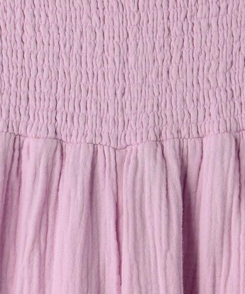 Lepidos（レピドス）の「＜Lepidos＞コットンガーゼ レイジーパンツ -ウォッシャブル-（その他パンツ・レディース・イエロー/ダークグレー/ライラック・FREE）」の7枚目の写真