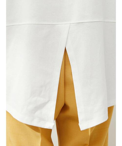 Green Parks(グリーンパークス)の「バックスリットチュニック(Tシャツ/カットソー・レディース・ブラック/ベージュ/オフホワイト/グリーン・FREE)」の13枚目の写真