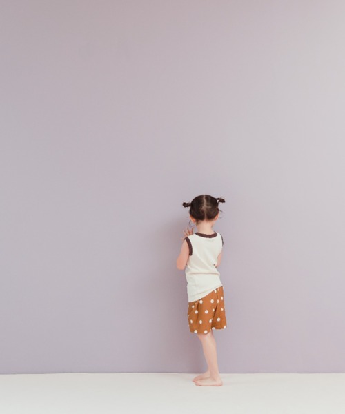 LOWRYS FARM（ローリーズファーム）の「フライスリンガータンクトップ　295019（タンクトップ・キッズ・ホワイト/ブラウン/オレンジ/ブラウン系その他・110cm/120cm/130cm/140cm/150cm）」の11枚目の写真